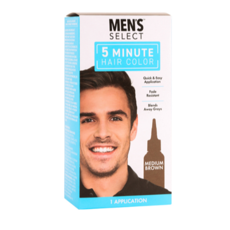 MENS SELECT HAIR COLOR TREATMENT DARK BROWN 1CT