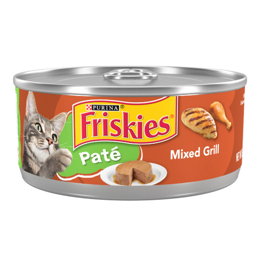 CAT FOOD FRISKIES PATE MIXED GRILL 5.5OZ