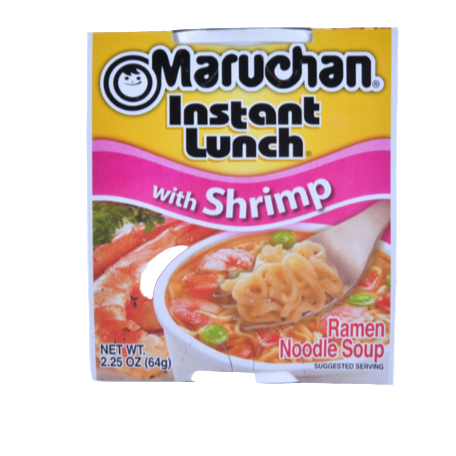 SOUP MARUCHAN CUP SHRIMP 2.25 OZ 12PK