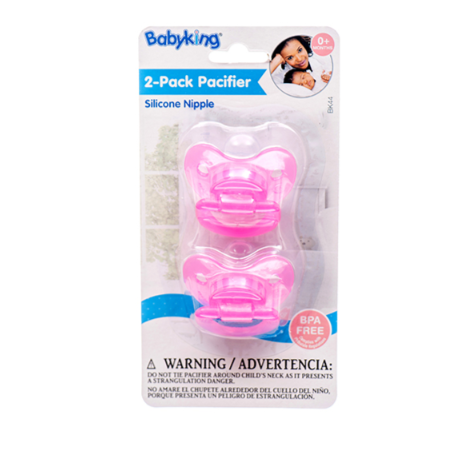 BABY PACIFIER 2PK 1CT