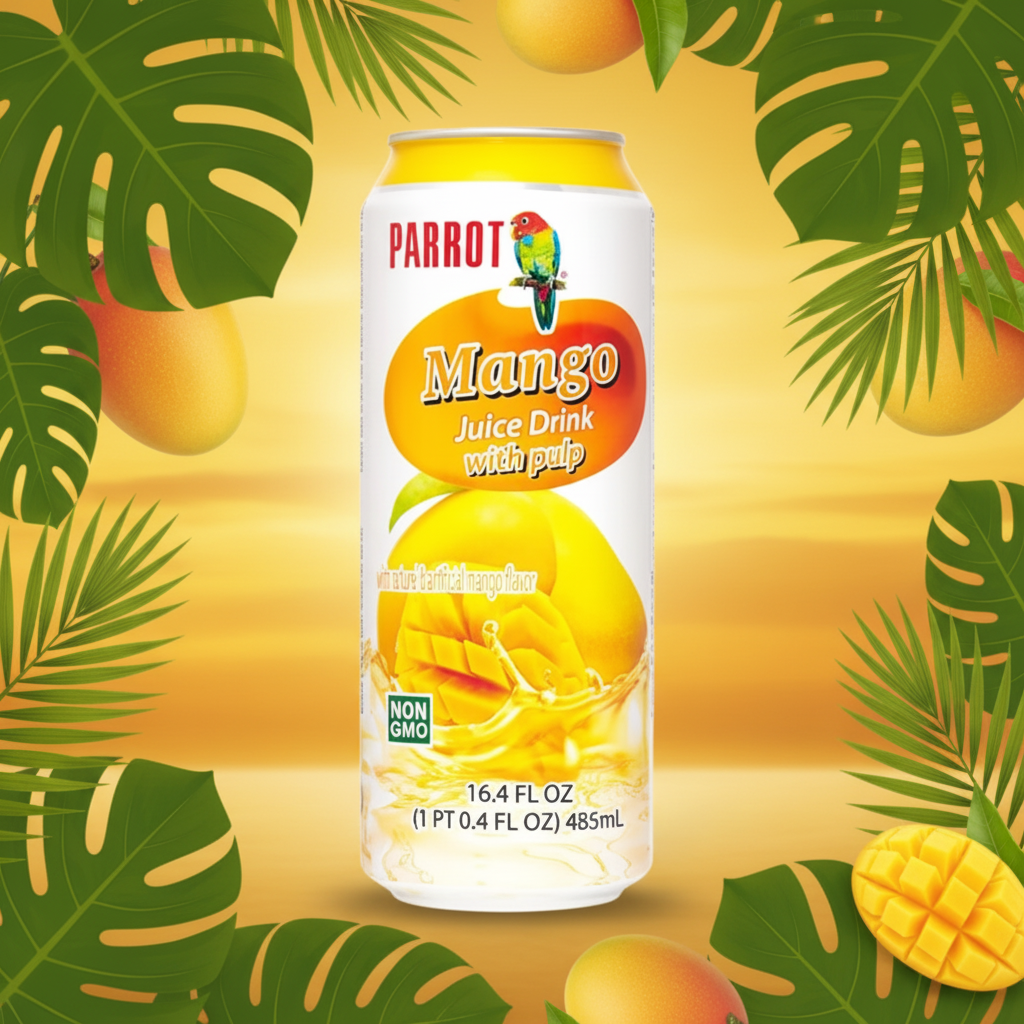 PARROT MANGO JUICE 16.4OZ 12PK