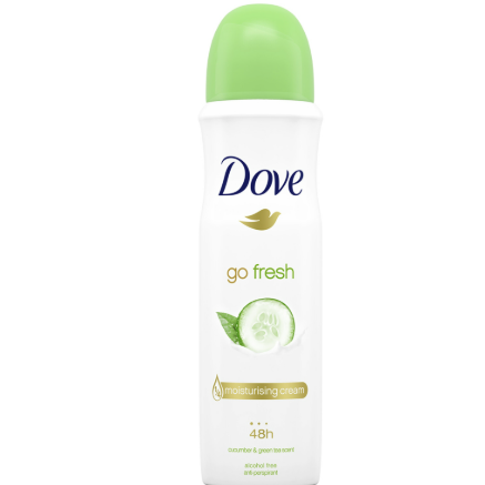 DOVE BODY CUCUMBER&GREEN TEA 150ML 1CT