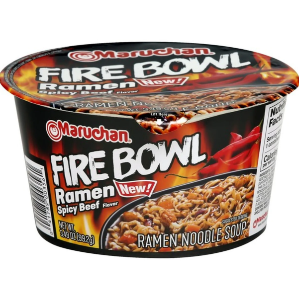 SOUP MARUCHAN SPICY BEEF BOWL 6PK