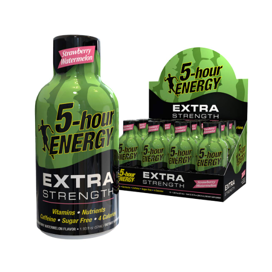 ENERGY 5 HOUR EXTRA STRENGTH STRAWBERRY WATERMELON 1.93OZ 12PK 1CT