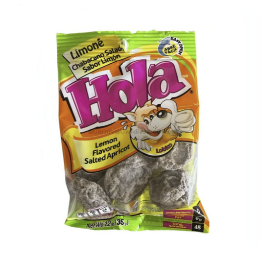 HOLA LEMON FLAVORED SALTED APRICOT 12PK 1.2OZ 1CT