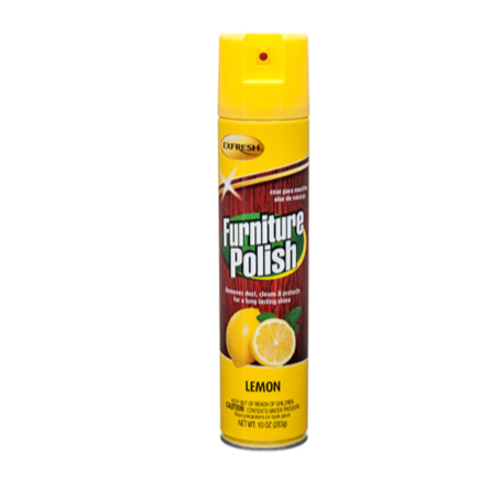 FURNITURE POLISH EXFRESH LEMON 10OZ 1CT