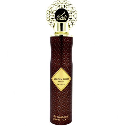 AIR FRESHENER GOLDEN ELIXIR RESERVE NUSUK 300ML 1CT
