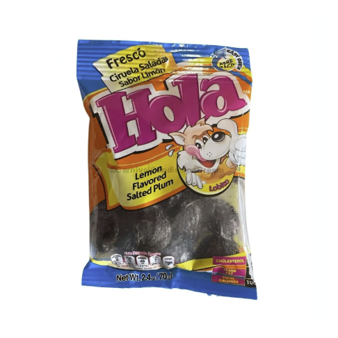 HOLA LEMON FLAVORED SALTED PLUM 12PK 2.4OZ 1CT