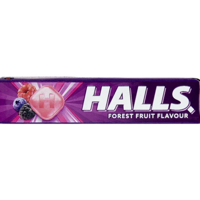HALLS COUGH DROPS FOREST FRUIT 2OPK 1CT