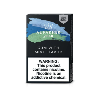 AL FAKHER GUM WITH MINT FLAVOR HOOKAH TOBACCO 50G 10PK