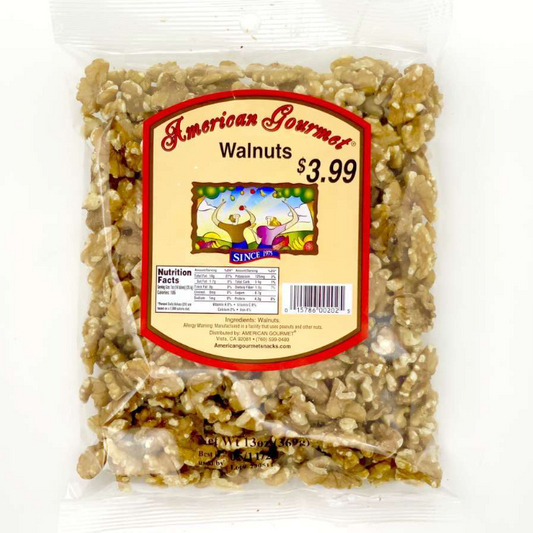 AMERICAN GOURMET WALNUTS $3.99 10OZ 1CT
