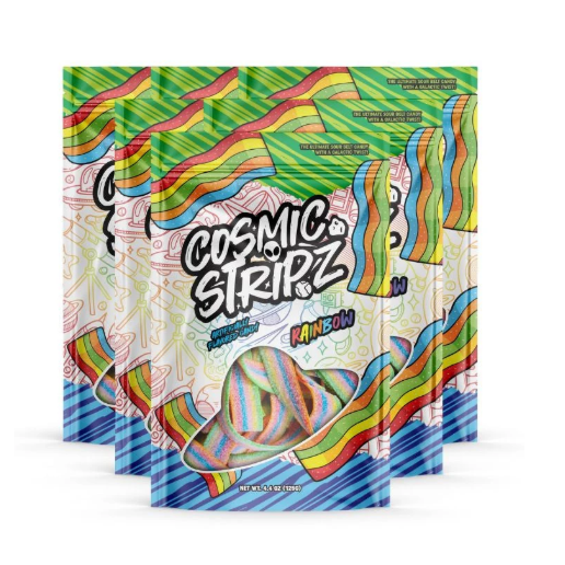 COSMIC SOUR STRIPZ RAINBOW 4.4OZ 1CT
