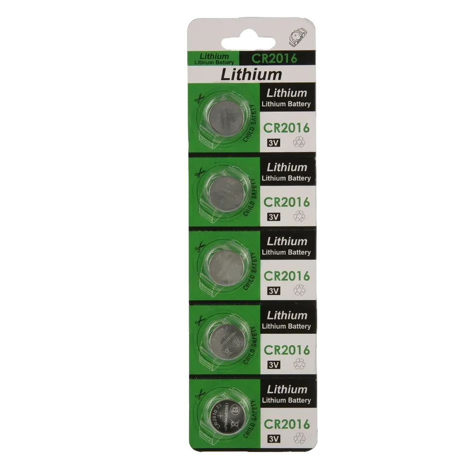 BATTERY COIN CELL #CR2016 5PC 1CT
