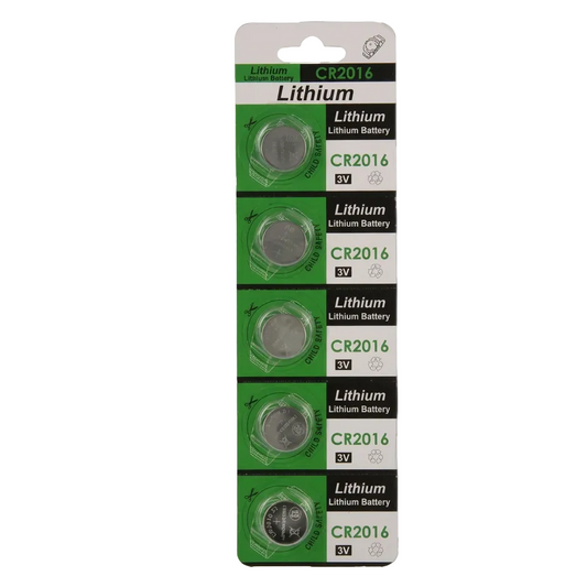BATTERY COIN CELL #CR2016 5PC 1CT