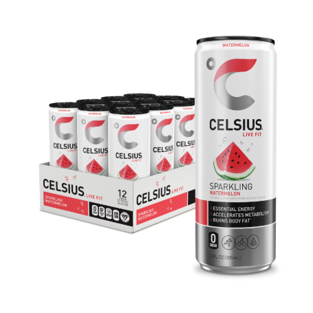 CELSIUS ENERGY WATERMELON 12OZ 12PK