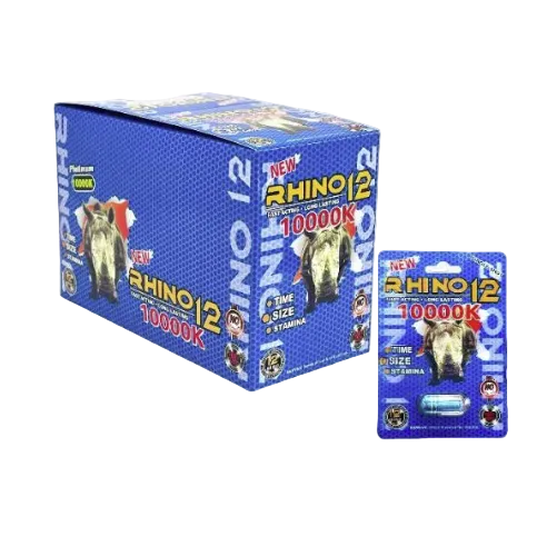RHINO PILLS 12 10000K SINGLE 24PK 1CT