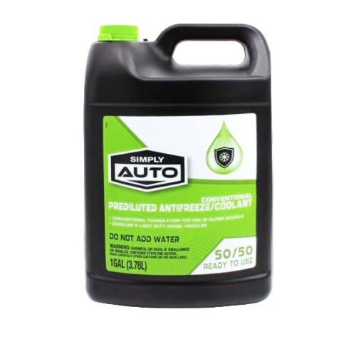 AUTO COOLANT/ANTI FREEZE GREEN 50/50 / 6