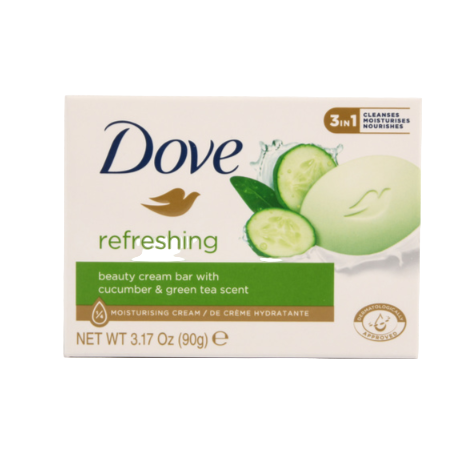 SOAP DOVE BAR REFRESHING CUCUMBER 90G 1CT