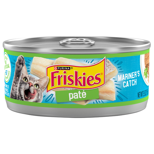 CAT FOOD FRISKIES PATE MARINERS CATCH 5.5OZ