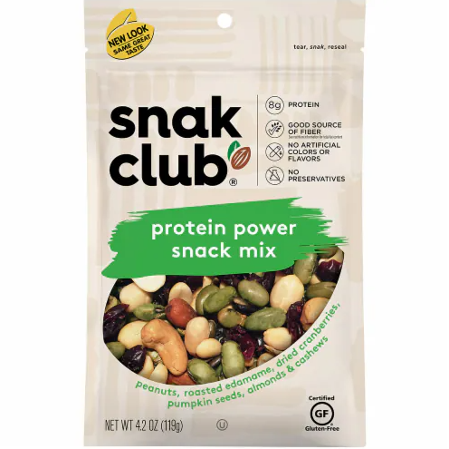 SNAK CLUB PROTEIN POWER SNACK MIX 4.2OZ 1CT