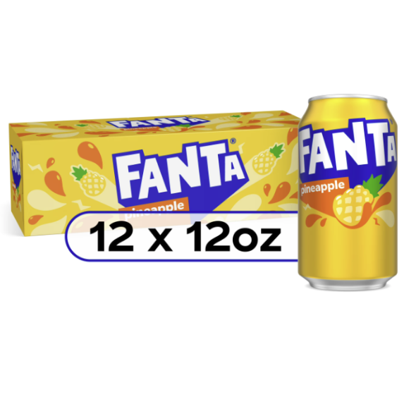 FANTA PINEAPPLE 12 PACK SODA 1CT