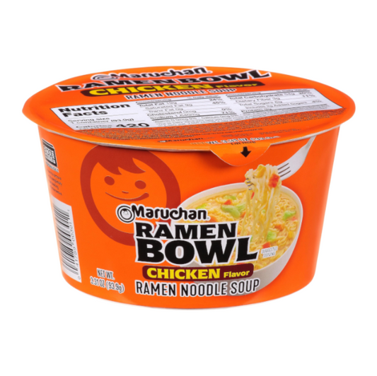 SOUP MARUCHAN BOWL CHICKEN 3.31OZ 6PK