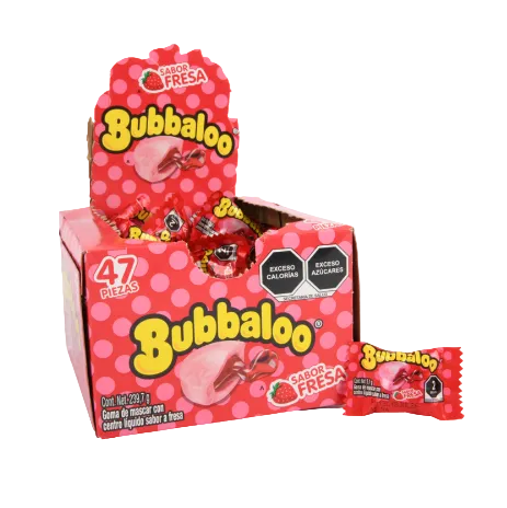 BUBBALOO GUM FRESA 47PK 1CT
