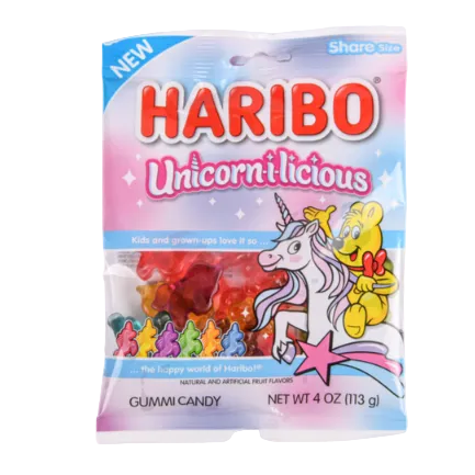 HARIBO UNICORN-I-LIOUS 4OZ 1CT