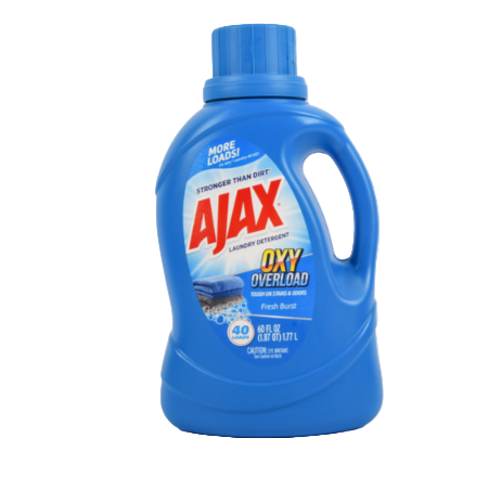 AJAX LAUNDRY OXY OVERLOAD FRESH BURST 60OZ 1CT