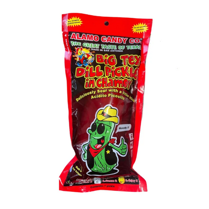 ALAMO CANDY BIG TEX DILL PICKLE IN CHAMOY 1CT