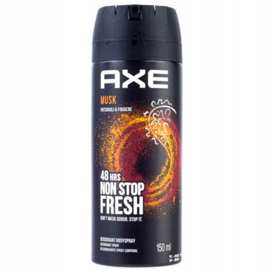 DEODORANT AXE MUSK SPRAY 150ML 1CT