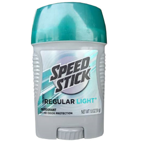 DEODORANT SPEED STICK REGULAR LIGHT 1.8OZ 1CT