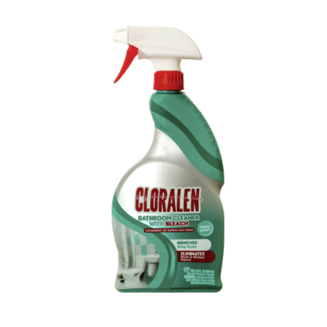 BATHROOM CLEANER CLORALEN SPRAY FRESH SCENT W/BLEACH 22OZ 1CT