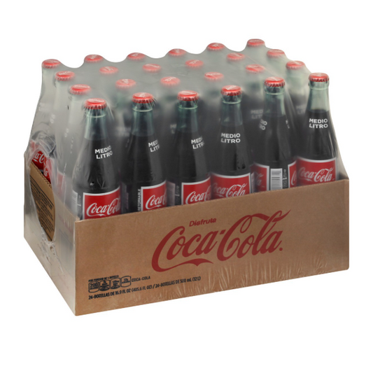 COCA-COLA GLASS BOTTLE 500ML 24PK