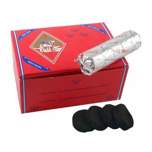 CHARCOAL THREE KINGS BIG 40M 100PK