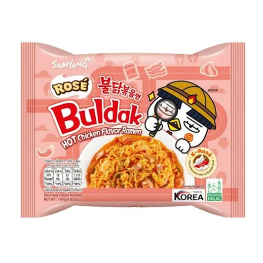 SOUP BULDAK BAGS ROSE 4.93OZ 5PK