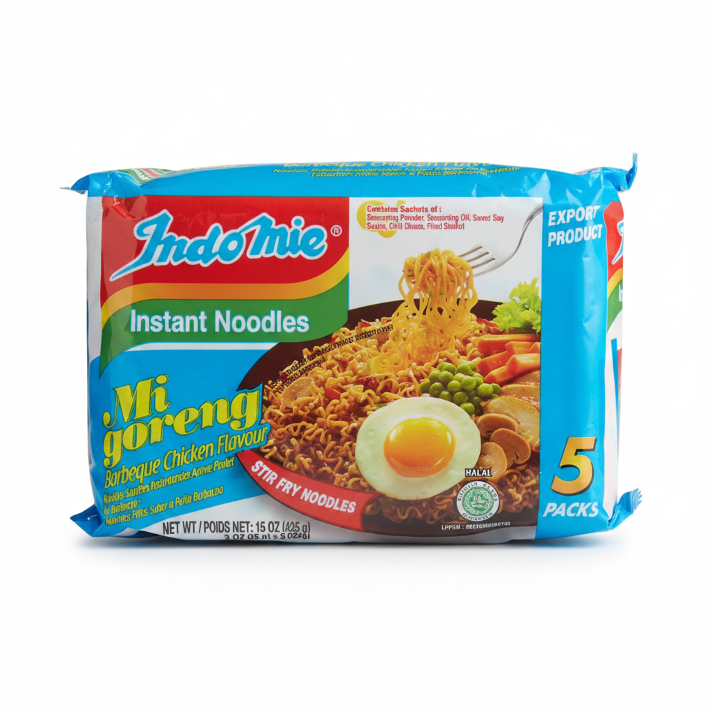 SOUP INDOMIE BBQ HOT FRIED NOODLES 3OZ 5PK