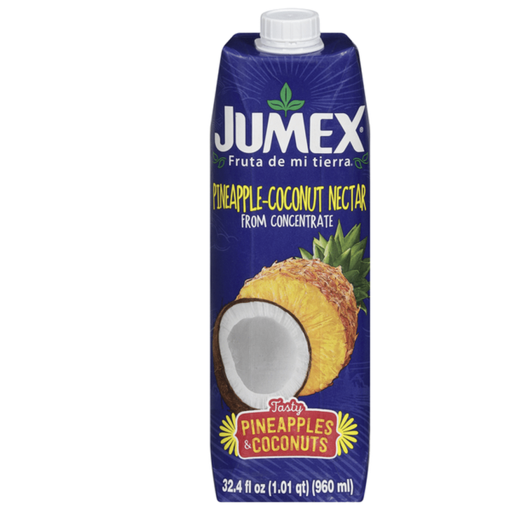 JUMEX PINEAPPLE COCONUT NECTAR JUICE 32.4OZ 12PK