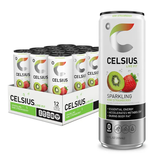 CELSIUS ENERGY KIWI STRAWBERRY 12OZ 12PK