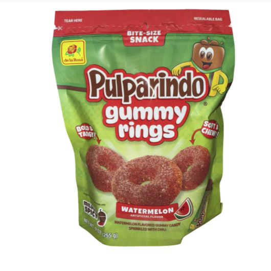 PULPARINDO GUMMY RINGS WATERMELON 9OZ 1CT