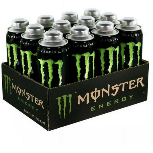 MONSTER ENERGY REGULAR GREEN 24OZ 12PK 1CT