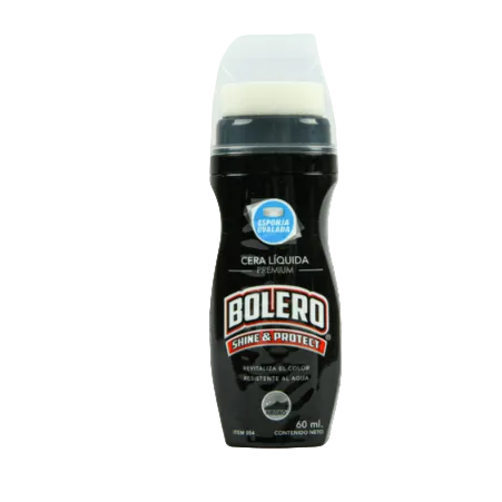 BOLERO LIQUID SHOE POLISH BLACK 1CT