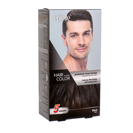 MENS EPIELLE HAIR COLOR FOR MEN BLACK 1CT