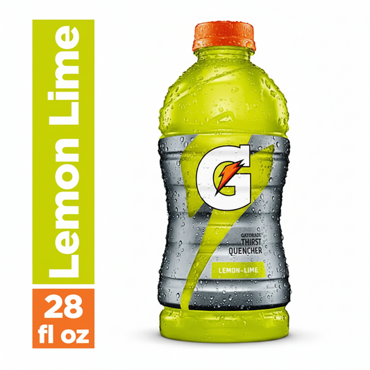 GATORADE LEMON LIME 28OZ 15PK