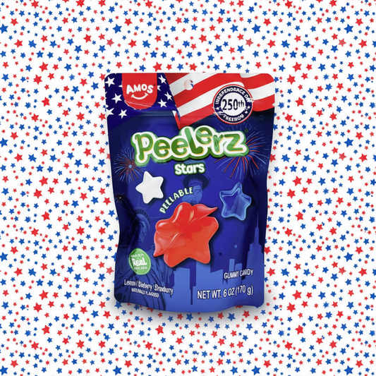 PEELERZ GUMMY STARS 6OZ 1CT