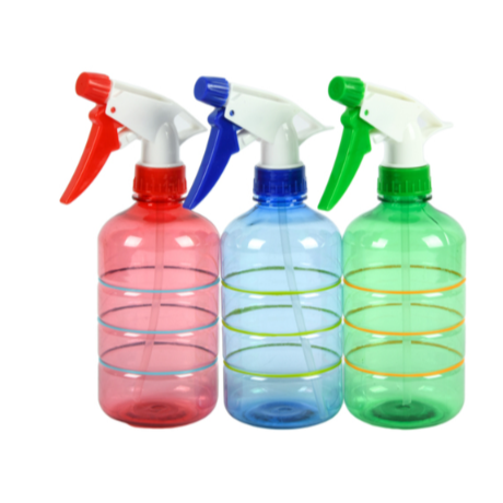 EMPTY SPRAY BOTTLE 430ML W/ 3 ASST CLR 1CT