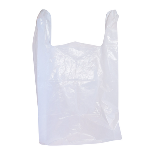 BAGS PLASTIC WHITE 13MIC 1000PK 1CT