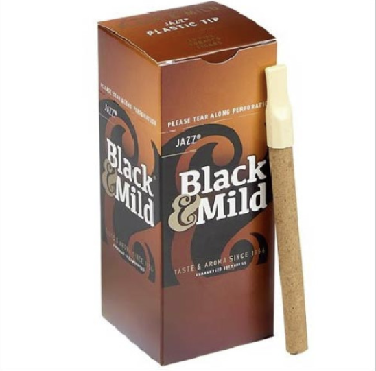 BLACK & MILD WOOD - PLASTIC TIPS SINGLE PACKS 25CT
