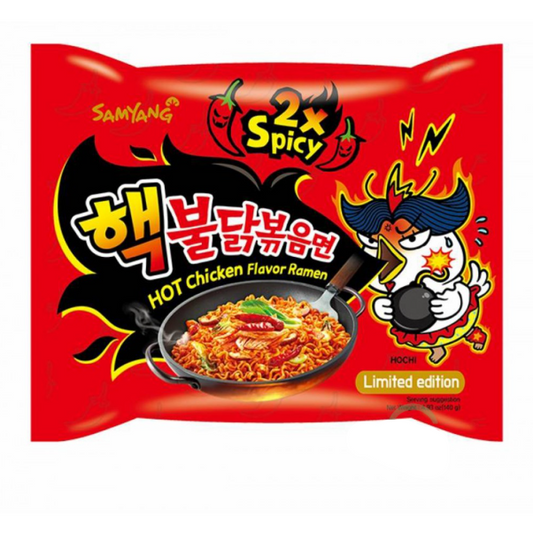 SOUP BULDAK BAGS 2X SPICY CHICKEN 4.94OZ 5PK