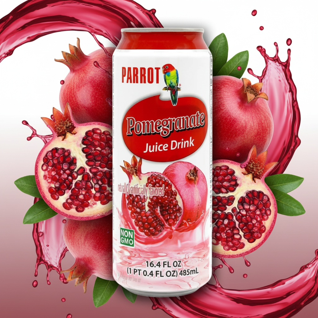 PARROT POMEGRANATE JUICE 16.4OZ 12PK